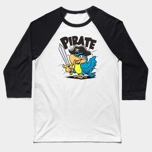 The Pirate cute Parrot Baseball T-Shirt